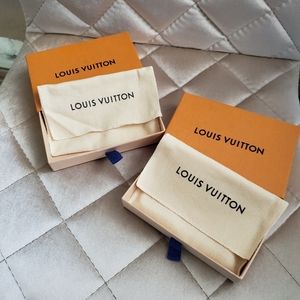 Authentic Louis Vuitton wallet boxes with dust clo